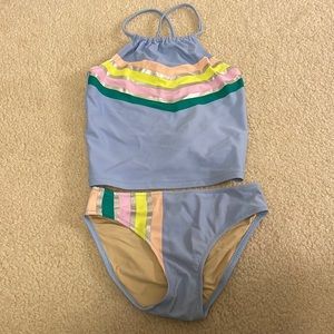 Blue swimsuit